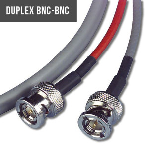 Duplex BNC-BNC w/tracer cord